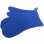 Kitchen gloves, quilted Calissons print blue yellow