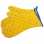 Kitchen gloves, quilted Calissons print yellow blue
