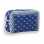 provencal fabric toiletry bag in blue