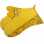 Gants de cuisine matelassé, imprimé Bouquet de lavandes jaune