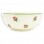 coupe a fruit vallauris en faience motif coquelicot
