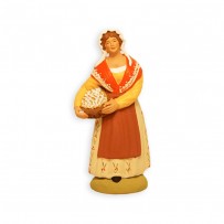 handmade terracotta christmas figurine