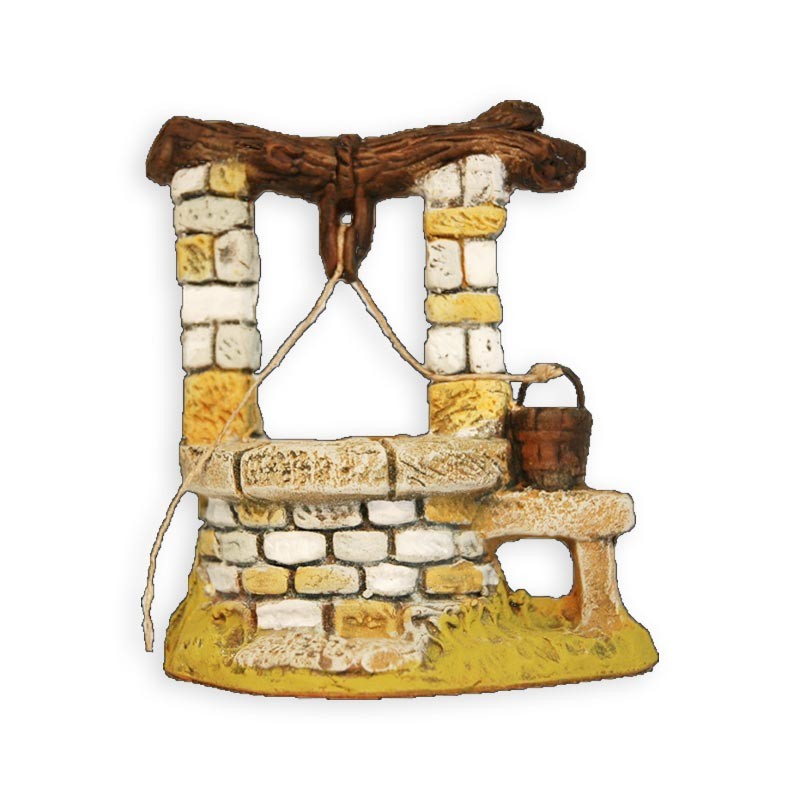 Nativity scene stable decors - Provencal well