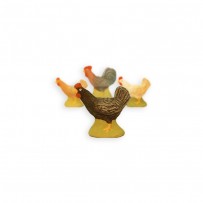 small chicken figurines