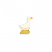 Small animal figurines - White goose