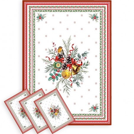 Serviette de vaisselle pour noel