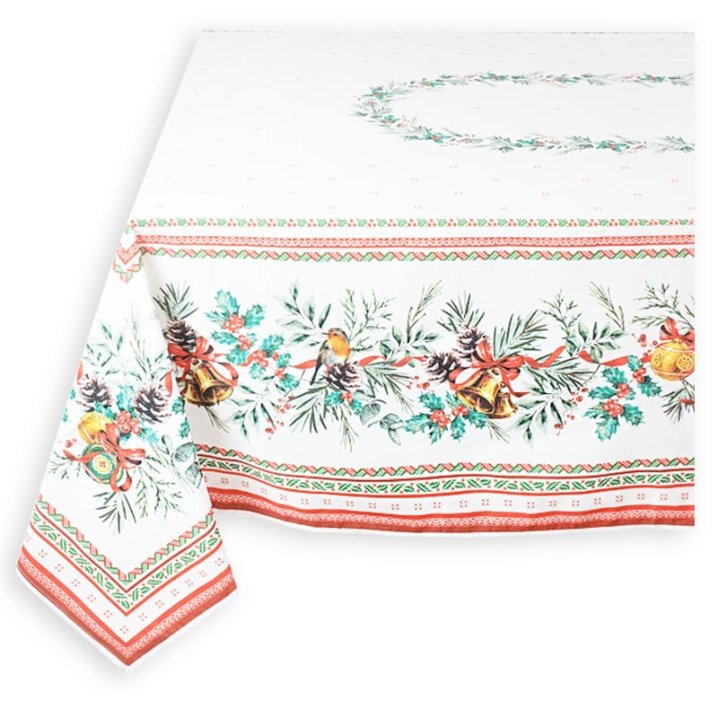Christmas dinner table tablecloth Sylvestre