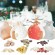 Christmas table decoration - Gourmet Christmas balls x4