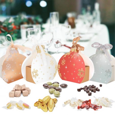 Coffret gourmand de Noel garni de confiseries artisanales - Label EPV