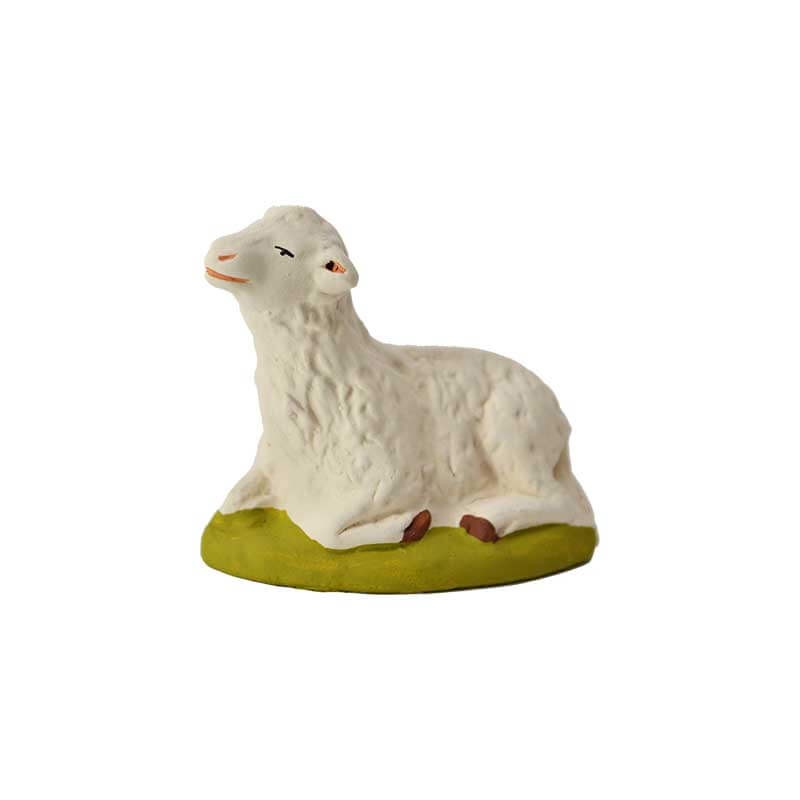 Santons animaux - santon mouton couché