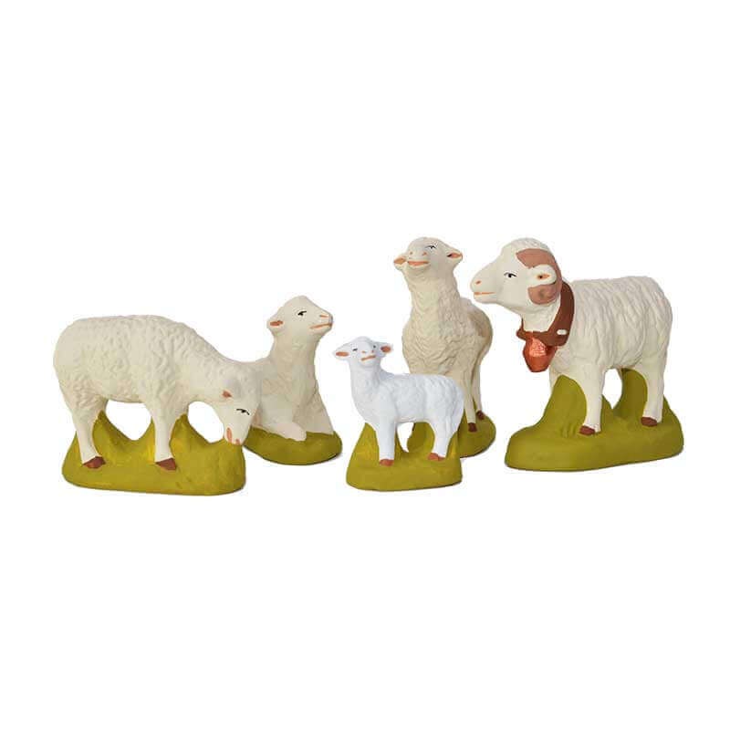 Santons animaux - Mouton broutant