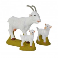 animal figurine christmas scene