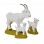 animal figurine christmas scene