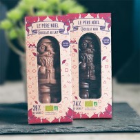 Père Noël en Chocolat Bio