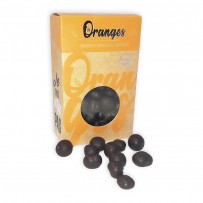 orange confite au chocolat