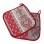 Cotton pot holders in red color