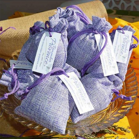 Dried lavender flower sachet bags