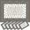 Sets de table rectangulaire, tissé Jacquard Aubrac taupe