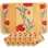 Kitchen table placemats Coquelicots yellow