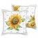 Square pillow covers Sunflower design