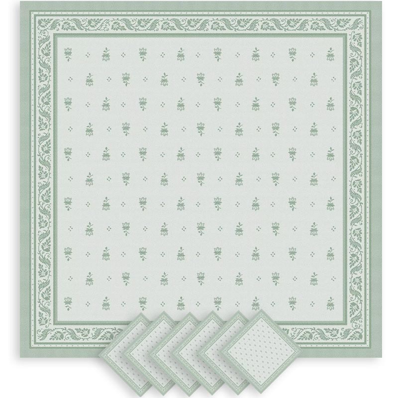 Dinner napkins, woven Jacquard Durance, Marat d'Avignon® (x6)