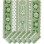 napkins striped in green color, Bastide, Marat d'Avignon