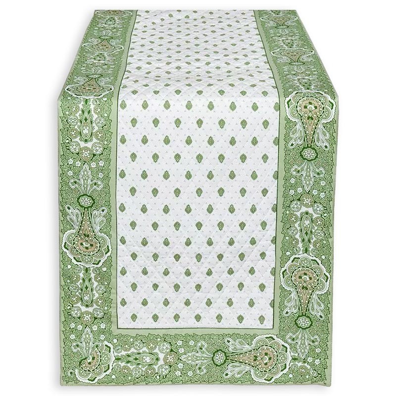 Burgundy table runner Bastide by Marat d'Avignon®
