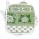 Cotton pot holders in green color
