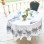 round wedding tablecloths