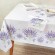 White tablecloth with lavenders - Bonnieux