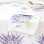 decorative napkins cotton and lavender pattern