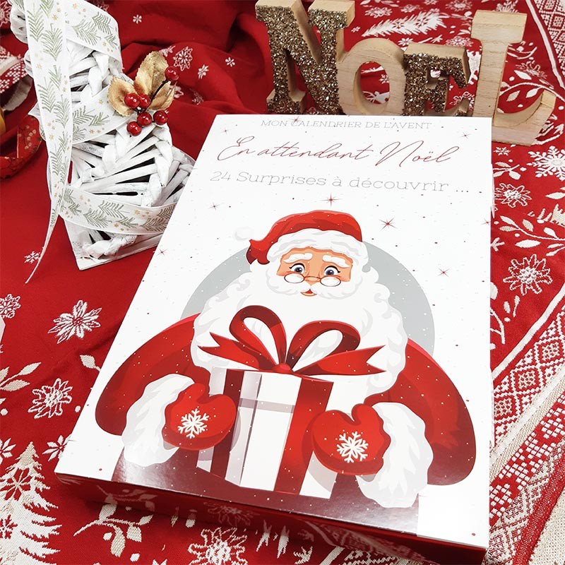 Calendrier de l'Avent Père Noël gourmand