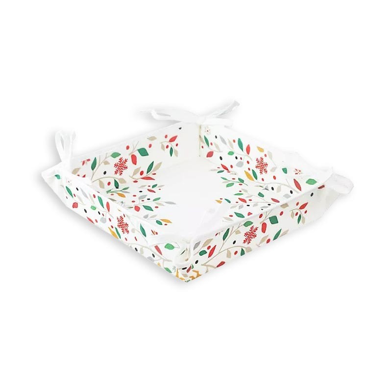Panier a pain en tissu imprimé Cervin