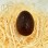 solid chocolate egg dark