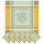 lemon napkins blue and yellow color