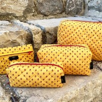 trousse maquillage matelassée