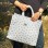 sac a main cabas en coton blanc