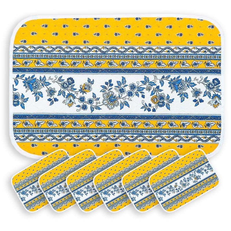 Rectangle placemats Avignon stripe (x6)