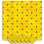 Serviettes de table carrées, imprimé Tradition jaune