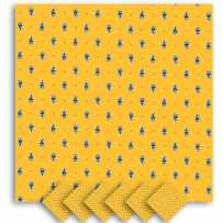 Napkin set printed Avignon by Marat d'Avignon yellow