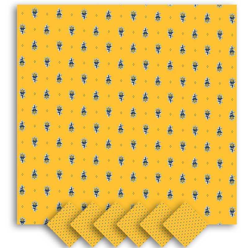 Serviette de table tissu imprimé Avignon, Marat d’Avignon® (x6)
