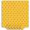 Serviettes de table carrées, imprimé Avignon jaune