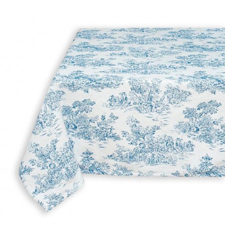 nappe salon - toile de Jouy