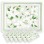 dressing table mats - beige table mats - floral table placemat - jacquard table mat