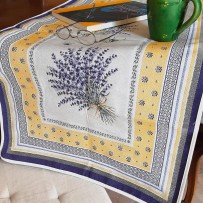 Natural jacquard table runner