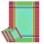lot torchons colorés tissé jacquard