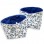 panier rond en tissu