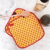 yellow pot holders