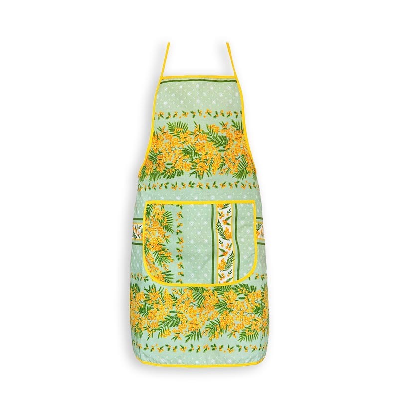 Mimosa design canvas apron