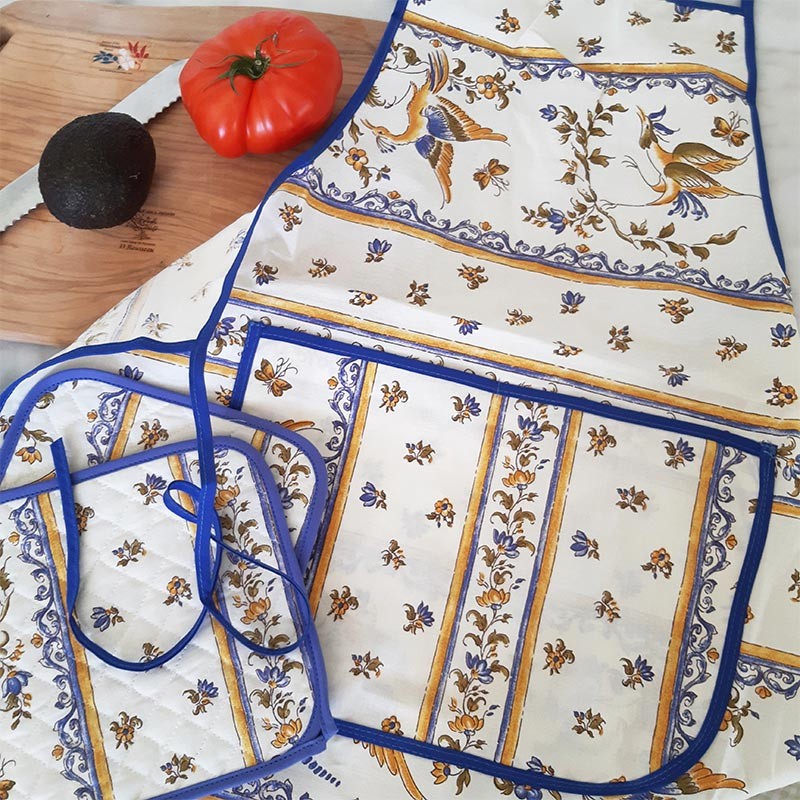 Tablier de cuisine avec poche Moustiers